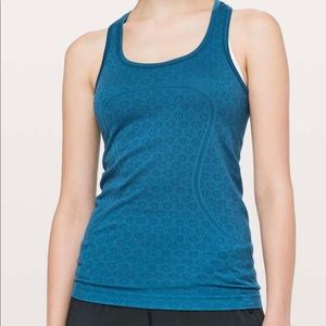 Lululemon Swiftly Tech Racerback Blue Tank size 4